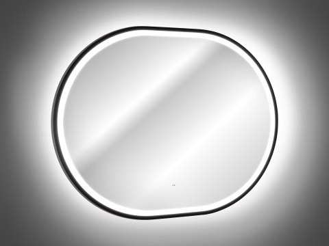 Lustro LED w ramie