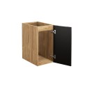 Szafka pod blat 30cm 1 drzwi Luxor Black
