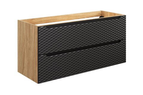 Szafka pod umywalkę 120cm 2 szuflady Ocean Black