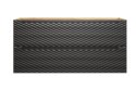 Szafka pod umywalkę 120cm 2 szuflady Ocean Black