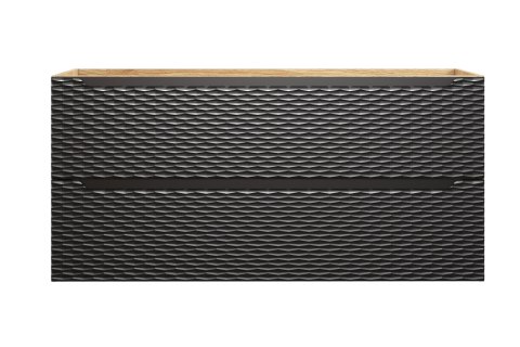 Szafka pod umywalkę 120cm 2 szuflady Ocean Black