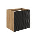 Szafka pod umywalkę 60cm 2 drzwi Ocean Black