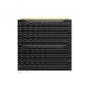 Szafka pod umywalkę 60cm 2 szuflady Ocean Black