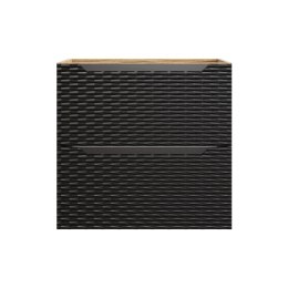 Szafka pod umywalkę 60cm 2 szuflady Ocean Black