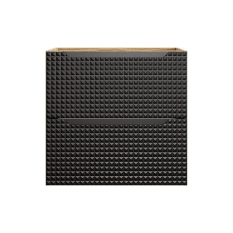 Szafka pod umywalkę 60cm 2 szuflady Luxor Black
