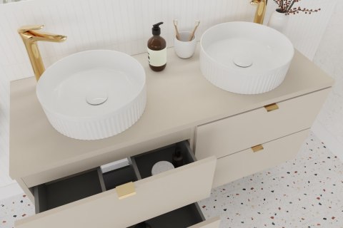 Szafka pod umywalkę 60cm 2 szuflady Dalia Cashmere