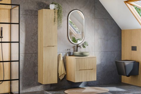 Szafka pod umywalkę 60cm 2 szuflady NORDIC CREMONA