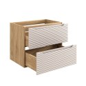 Szafka pod umywalkę 70cm 2 Szuflady Ocean Beige