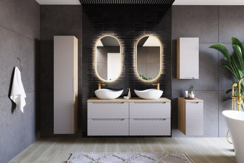 Szafka pod umywalkę 70cm 2 Szuflady Ocean Beige