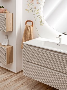 Szafka pod umywalkę 80cm 2 szuflady Ocean Beige