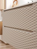 Szafka pod umywalkę 80cm 2 szuflady Ocean Beige
