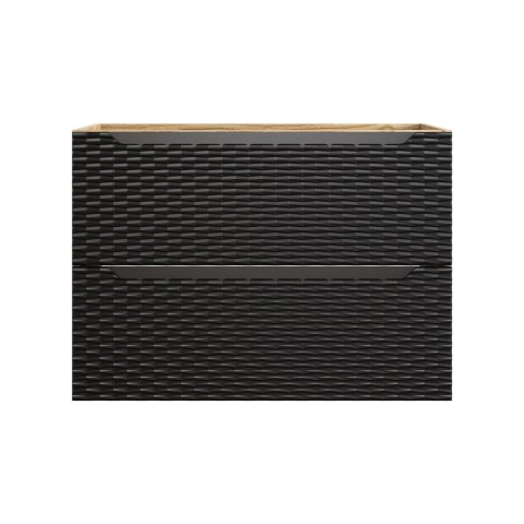 Szafka pod umywalkę 80cm 2 szuflady Ocean Black