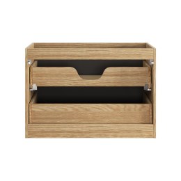 Szafka pod umywalkę 80cm 2 szuflady Luxor Black