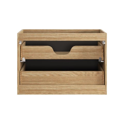Szafka pod umywalkę 80cm 2 szuflady Luxor Black