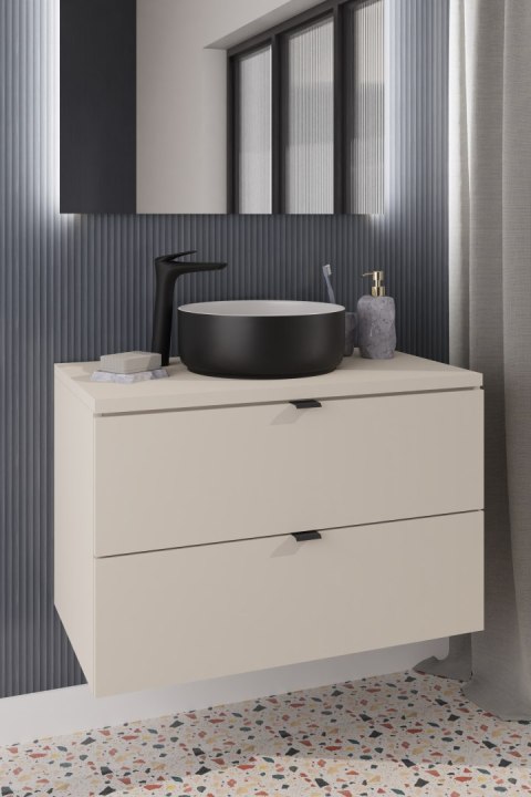 Szafka pod umywalkę 80cm 2 szuflady Dalia Cashmere