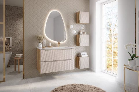 Szafka pod umywalkę 90cm 2 Szuflady Ocean Beige