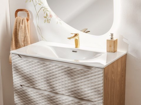 Szafka pod umywalkę 90cm 2 Szuflady Ocean Beige