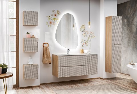 Szafka pod umywalkę 90cm 2 Szuflady Ocean Beige
