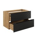 Szafka pod umywalkę 90cm 2 Szuflady Ocean Black