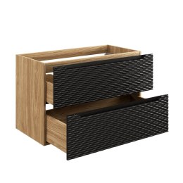 Szafka pod umywalkę 90cm 2 Szuflady Ocean Black