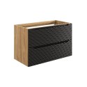 Szafka pod umywalkę 90cm 2 Szuflady Ocean Black