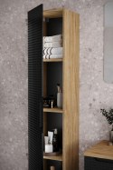 Szafka wysoka 1 drzwi Luxor Black