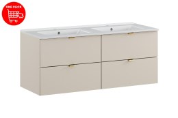 Zestaw meblowy Dalia Cashmere, 120cm z umywalką meblową Lava