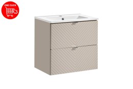 Zestaw meblowy Viva Cashmere, 60cm z umywalką meblową Dance