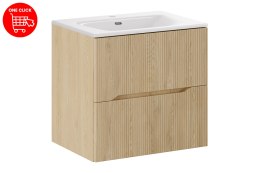 Zestaw meblowy Nordic Cremona, 60cm z umywalką meblową SKY