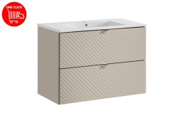 Zestaw meblowy Viva Cashmere, 80cm z umywalką meblową Dance