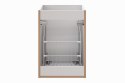 Szafka pod blat 40cm z koszem na pranie ADEL WHITE