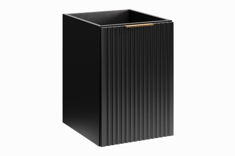 Szafka pod blat 40cm z koszem na pranie ADEL BLACK