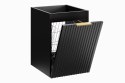 Szafka pod blat 40cm z koszem na pranie ADEL BLACK