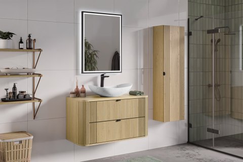 Szafka pod umywalkę 100cm 2 szuflady OVALIA CREMONA