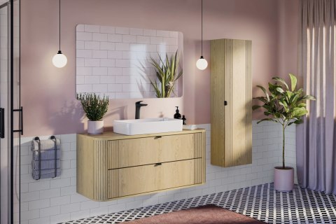 Szafka pod umywalkę 120cm 2 szuflady OVALIA CREMONA