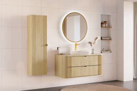 Szafka pod umywalkę 120cm 2 szuflady OVALIA CREMONA