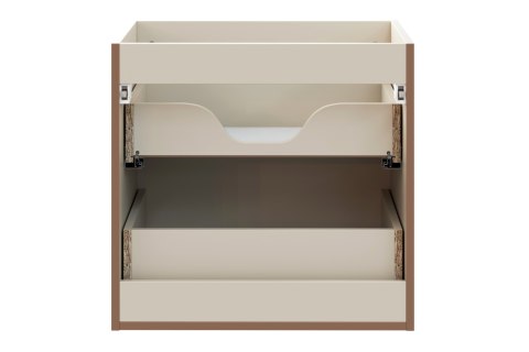 Szafka pod umywalkę Donna Sand, 60cm 2 szuflady
