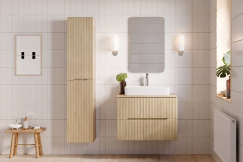 Szafka pod umywalkę 80cm 2 szuflady NORDIC CREMONA