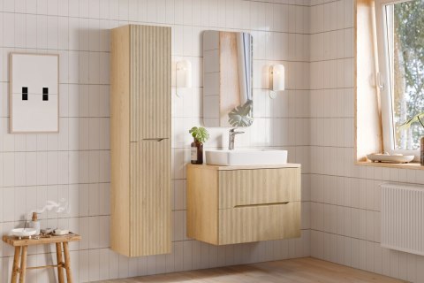 Szafka pod umywalkę 80cm 2 szuflady NORDIC CREMONA