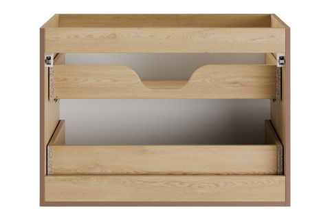 Szafka pod umywalkę 80cm 2 szuflady NORDIC CREMONA