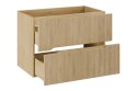 Szafka pod umywalkę 80cm 2 szuflady NORDIC CREMONA