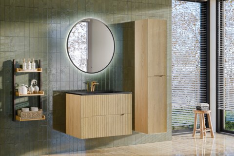 Szafka pod umywalkę 80cm 2 szuflady NORDIC CREMONA