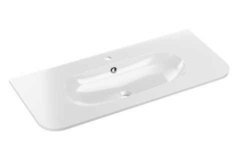 Umywalka meblowa jednokomorowa 100cm PURE WHITE GLOSS
