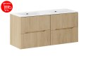 Zestaw meblowy Nordic Cremona, 120cm z umywalką meblową SKY