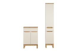 Zestaw meblowy Bali Cashmere, 60cm z blatem i Szafką wysoką