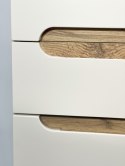 Zestaw meblowy Bali Cashmere,80cm z umywalką meblową SKY i szafką wysoką