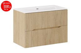 Zestaw meblowy Nordic Cremon, 80cm z umywalką meblową SKY