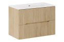 Zestaw meblowy Nordic Cremon, 80cm z umywalką meblową SKY
