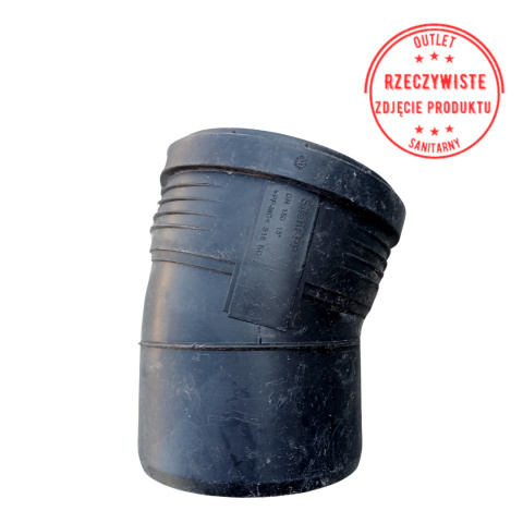 Kolano Geberit Silent-PP DN160, 15° Kolano Geberit Silent-PP DN160, 15°