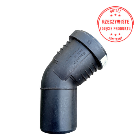 Kolano Geberit Silent-PP DN50, 45° Kolano Geberit Silent-PP DN50, 45°